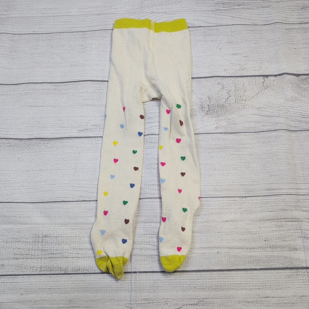 3/4 Baby Boden Heart Tights